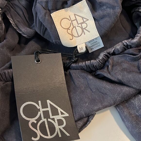 Chaser Gray Tie Dye Faux Wrap Belted Dress Sz M NWT - Picture 7 of 8